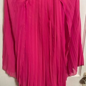 NWT! Strut & Bolt Hot Pink Pleated Mini Dress - Medium